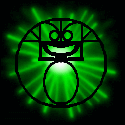 Glowing symbol of Fraggle Rock